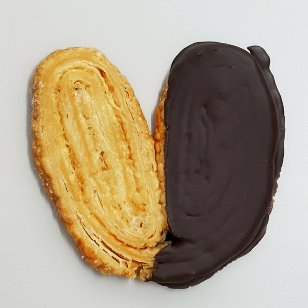 PALMERA DE HOJALDRE CON CHOCOLATE