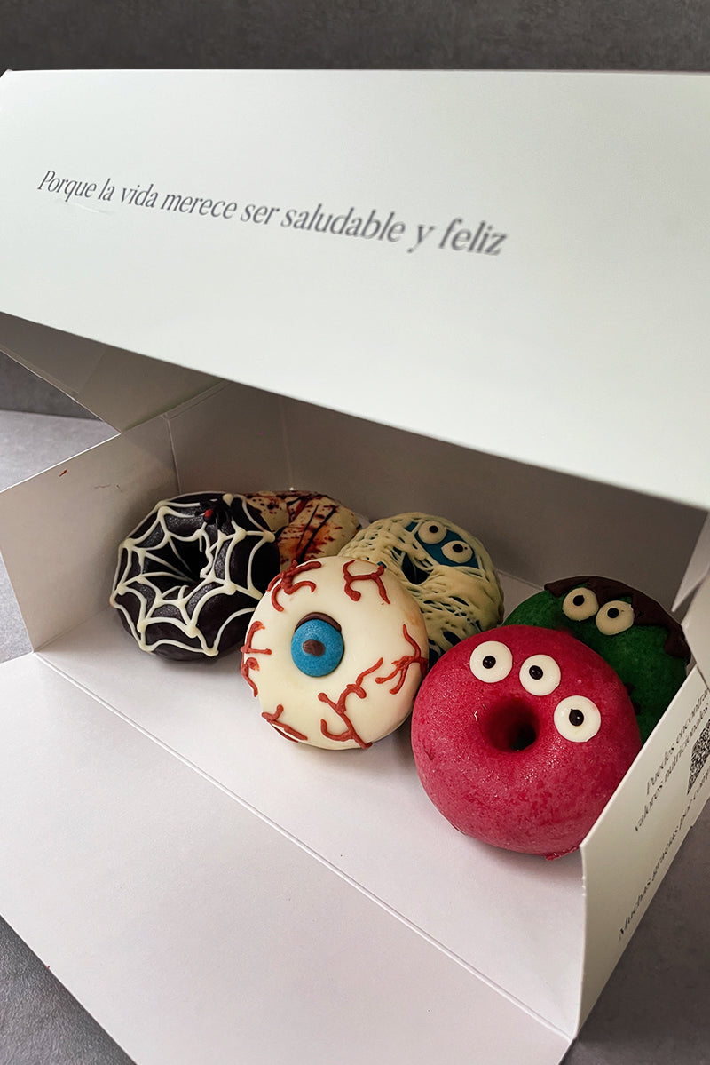 DONUTS HALLOWEEN🕸️(CAJA 6 UNIDADES)