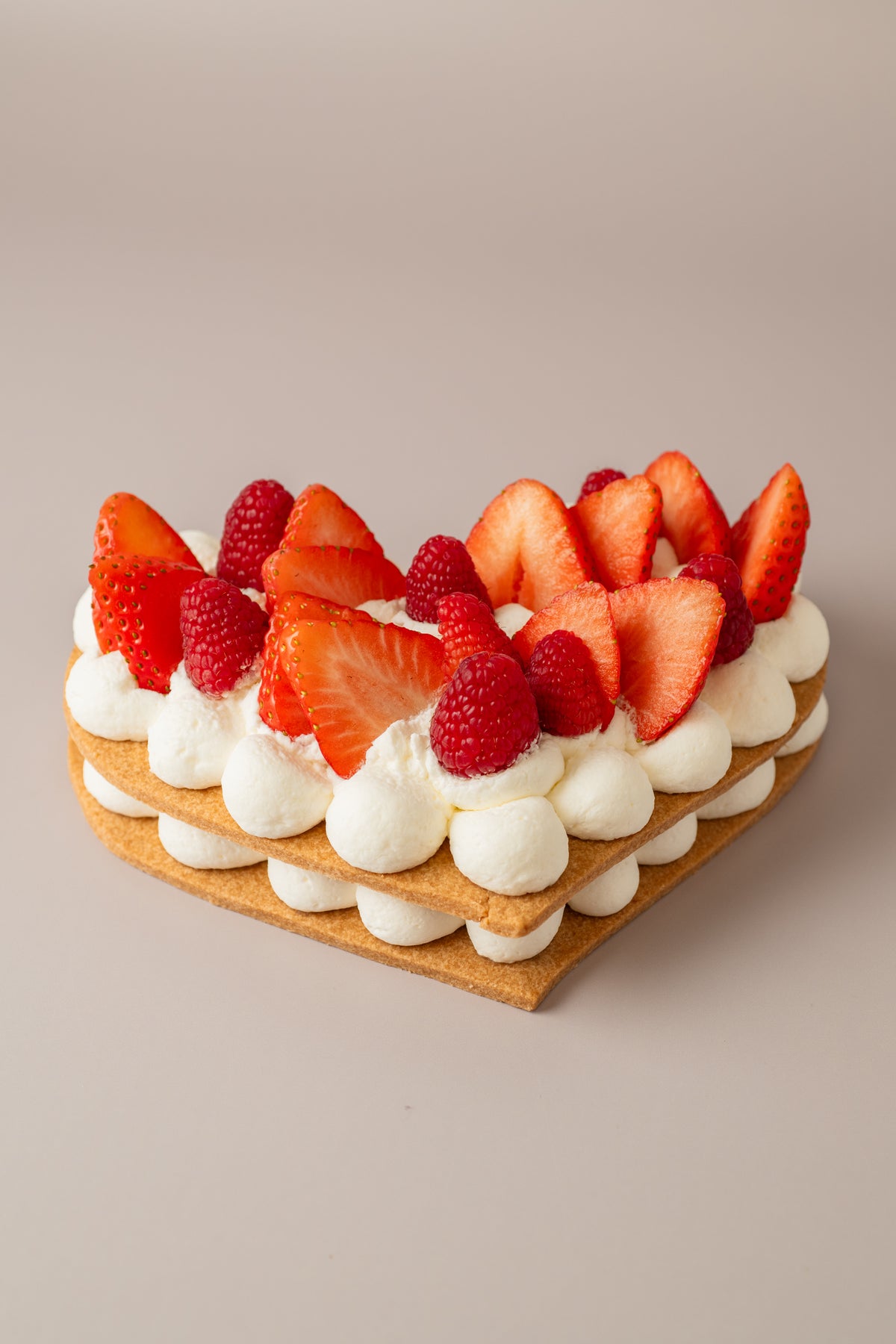 Tarta de corazón Fresas