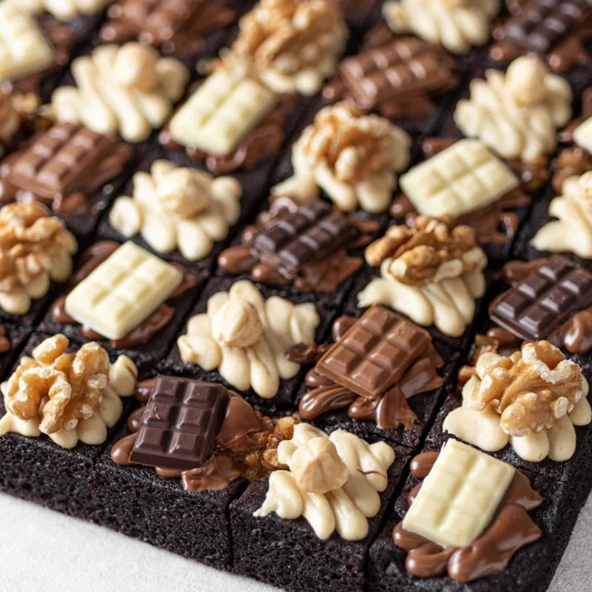 BROWNIES DECORADOS