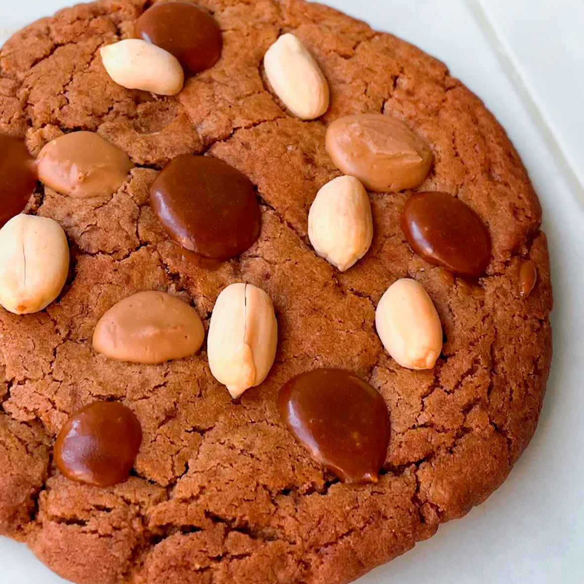 Cookie de Cacahuete con Dulce de Leche