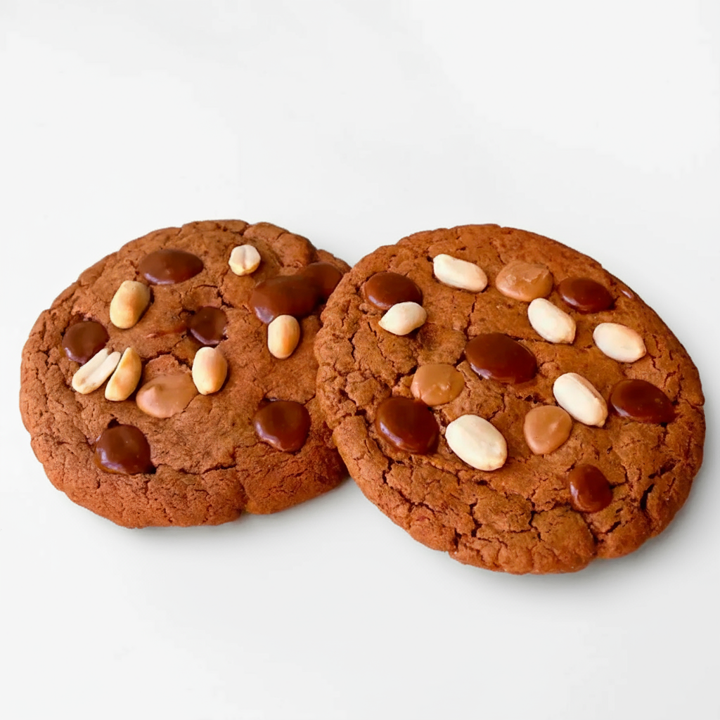 Cookie de Cacahuete con Dulce de Leche