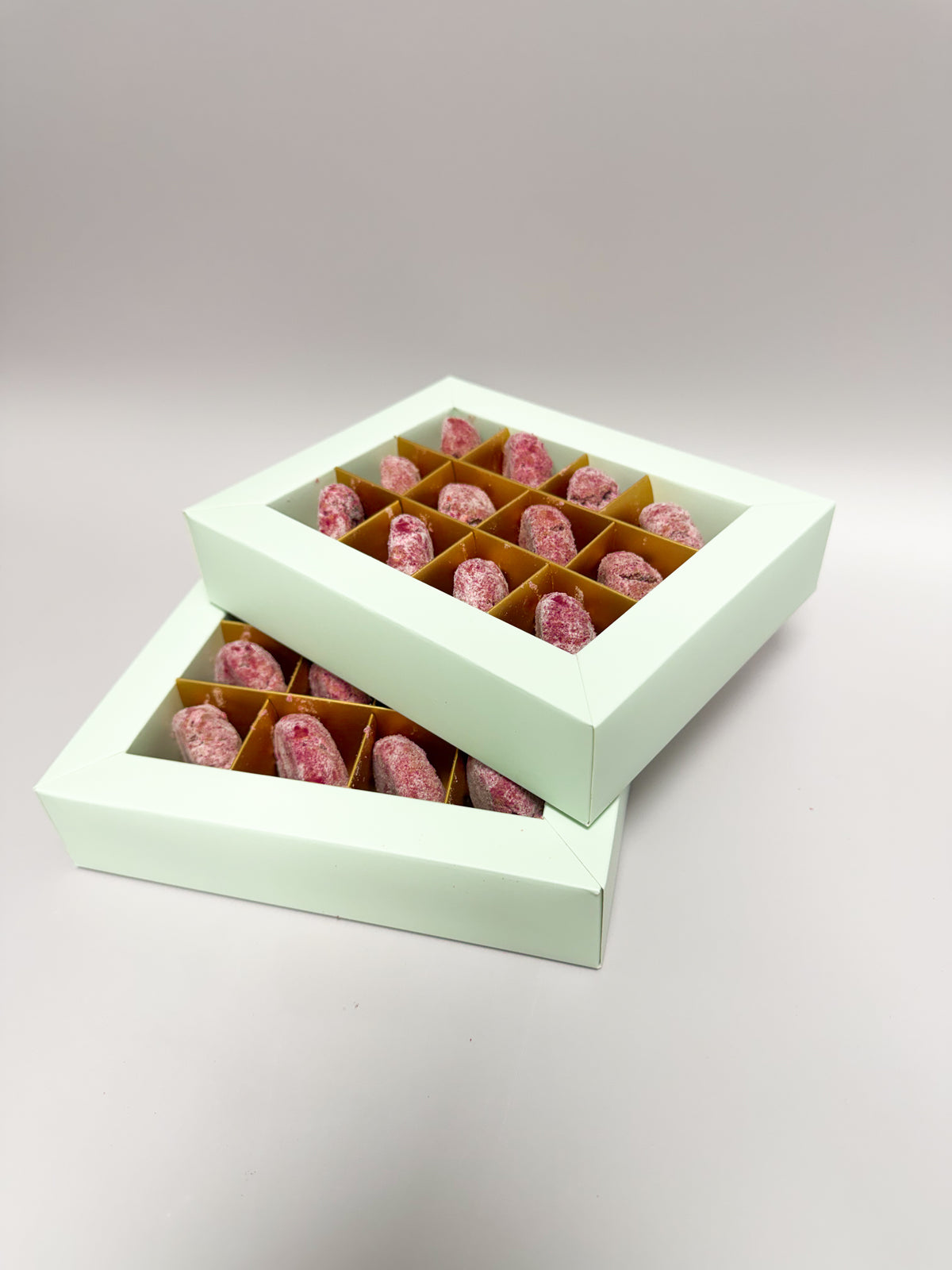Bolitas de nieve rosa