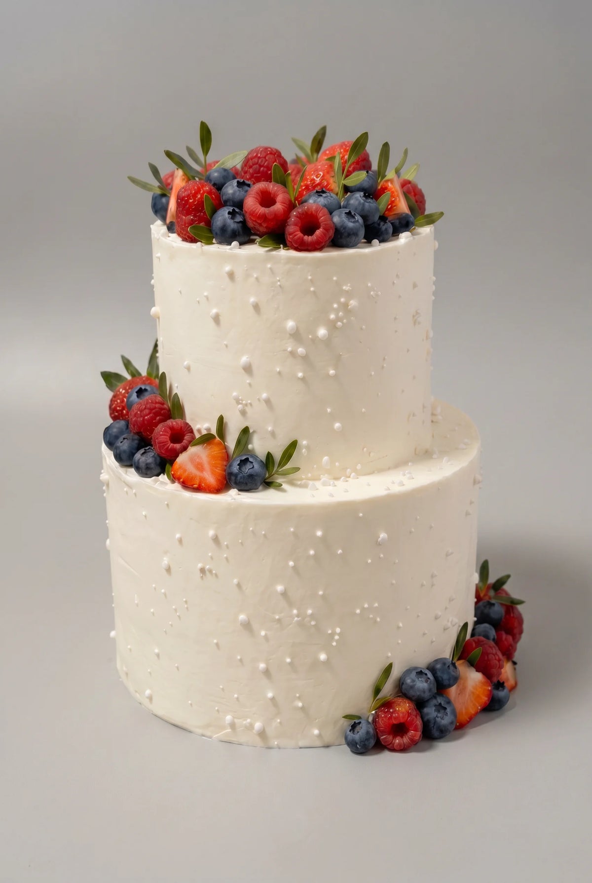 Tarta Perlada de Frutos Rojos