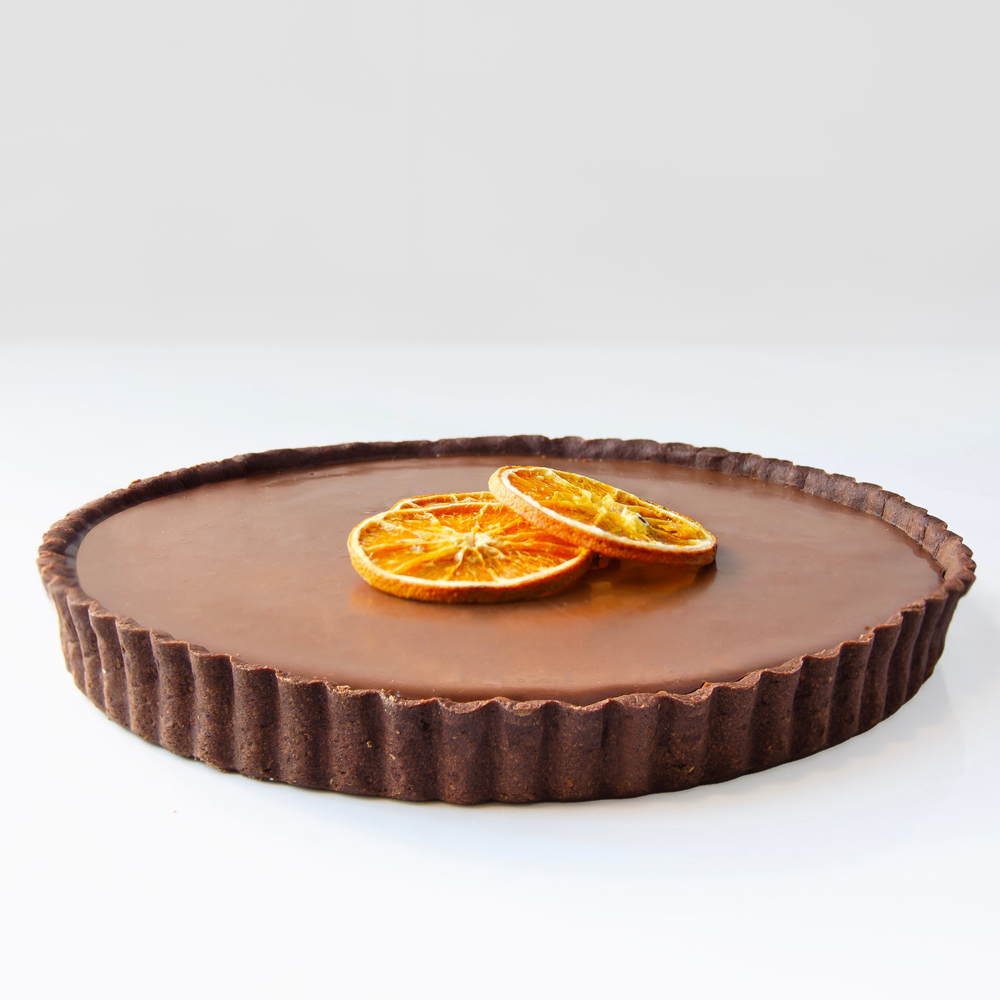 TARTA de chocolate y naranja