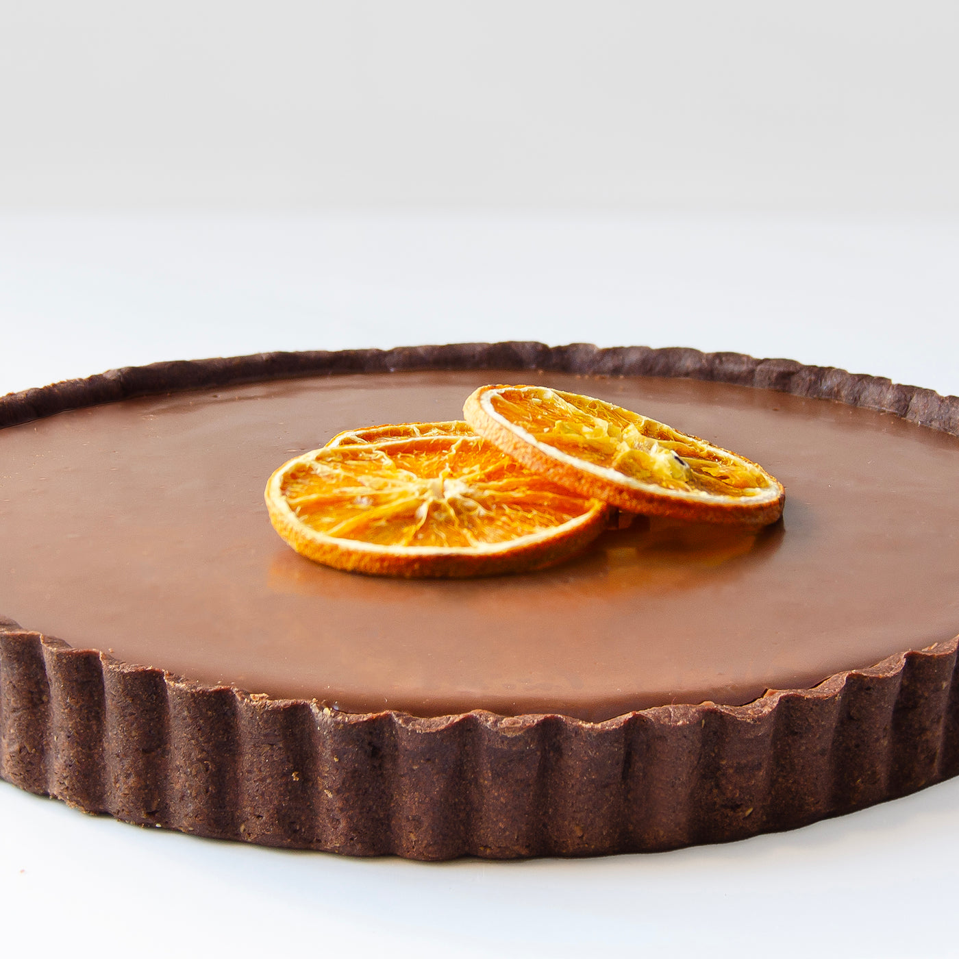 TARTA de chocolate y naranja